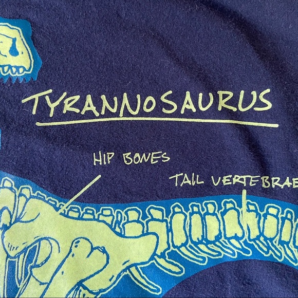 3/$30 LANDS END dinosaur long sleeve glow indark🍰 - Picture 3 of 4